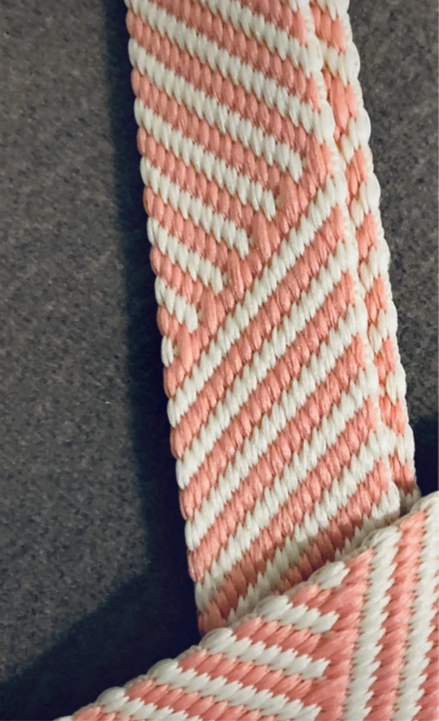 Bandolera ajustable étnica vintage de algodón liso – photo 2